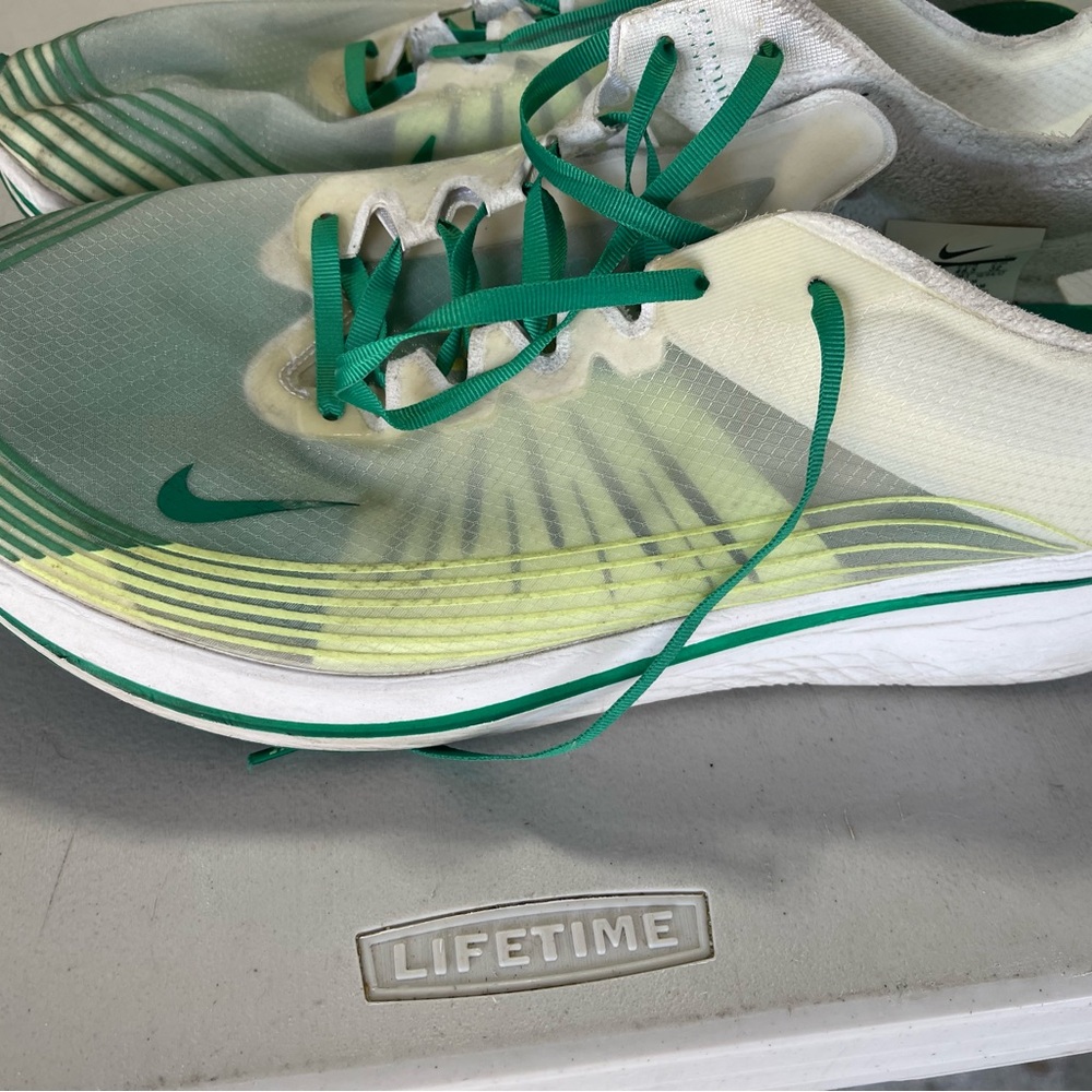 Nike Green and White Athletic Shoes